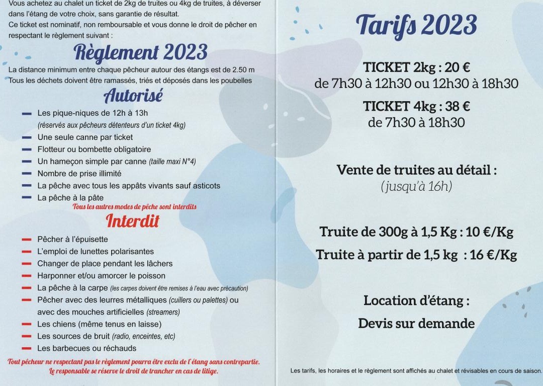 Vente de matériel de pêche France